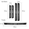 For Kia Morning Picanto Cerato Venga Cadenza K9 Seltos Tellurid Car Stickers Anti Scratch Door Sill Strip Carbon Fiber Threshold