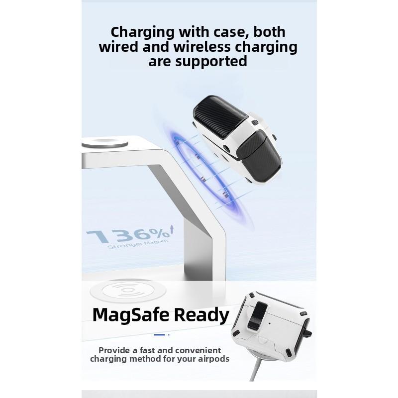 Military Grade Shockproof Secure Lock Clip OTT-BOX Case For AirPods Pro 4 2 3 1 With Phone Bracket Armor Magnetic Earphone Cover