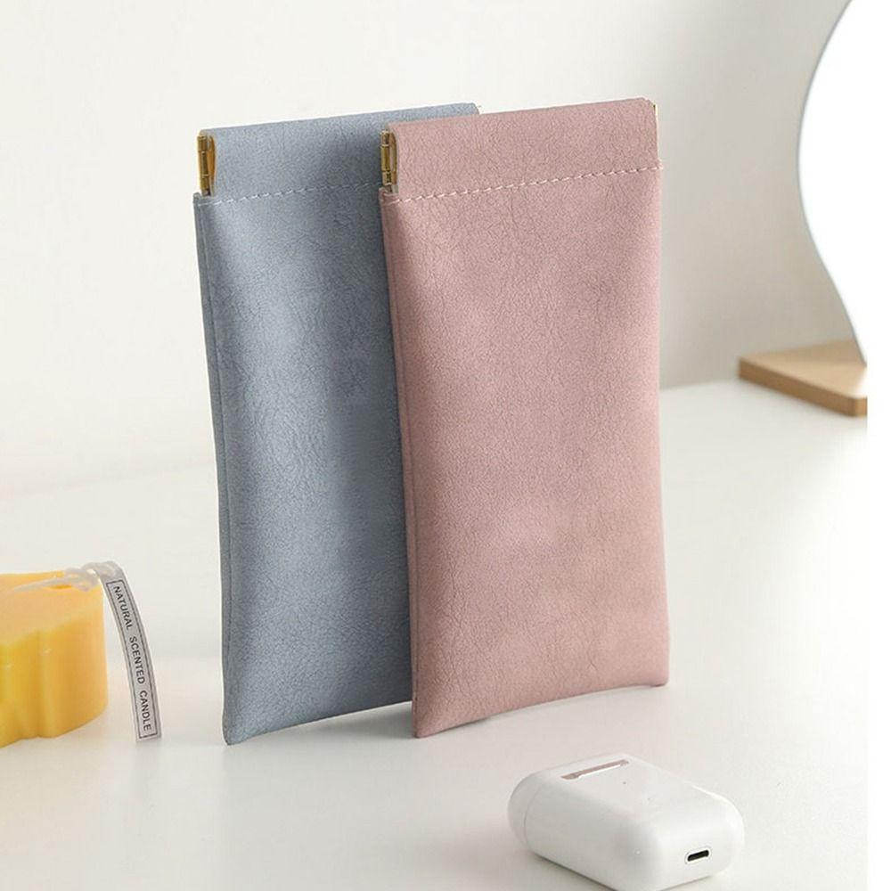 Male Waterproof Leather Glasses Case Eye Glasses Holder Eyewear Protector Case Sunglasses Pouch