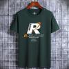 Lässige Herrenbekleidung Luxus Rundhals T-Shirt aus reiner Baumwolle Lustiger R-Print Streetwear Sommermode Vintage Y2k Style Top Übergroßes T-Shirt