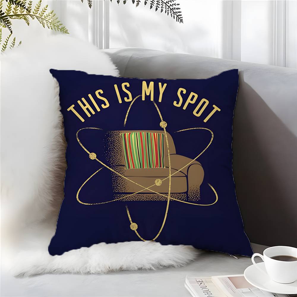 TV-Serie T-The Big Bang Theory-MT Kissenbezug Komfort Sofabett Seidig Elegant Unsichtbarer Reißverschluss Kissen Kissenbezug