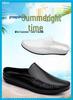 Herren Größe 46 Large Leder Freizeit Fahrschuhe - Britischer Stil Weiche Sohle Slip-On Schuhe & Geschlossene Zehenpartie Halbschuhe