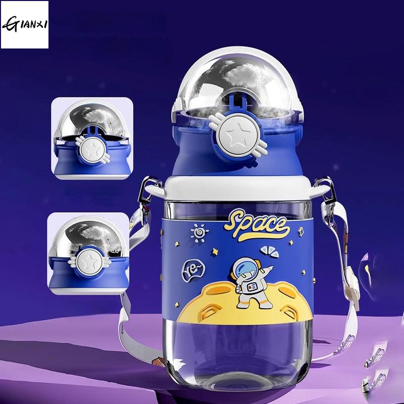 600ML Portable Plastic Cups With Lid And Straw Home And Kitchen Coffee Water Bottle Camping Cup Thermal Drink Items