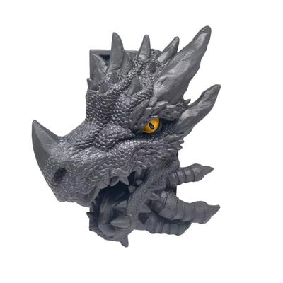 Dragon Head Miniatures Display Sculpture Toy Birthday Gift Windowsill Desk Office Desk Supply