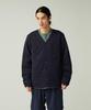 Snow Peak Flexible Insulated Cardigan and Size L SW-25AU001, Men's Women's, Navy,