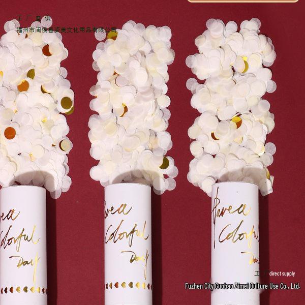 Mini Wedding Confetti Cannon for Petal Rain Bridal Photoshoots