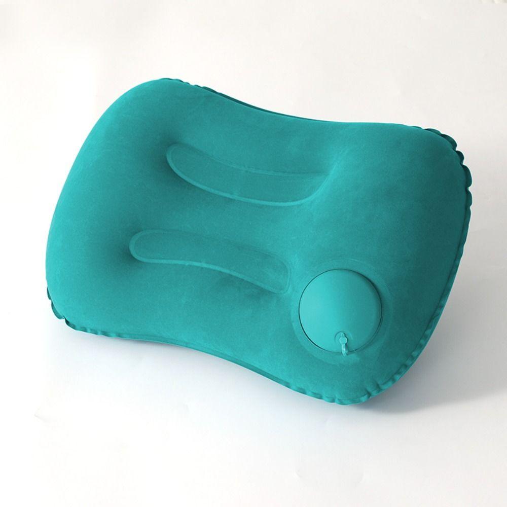 Automatic Air Inflatable Pillow U Shape Pool Pillow Home Supplies Camping Pillow  Neck