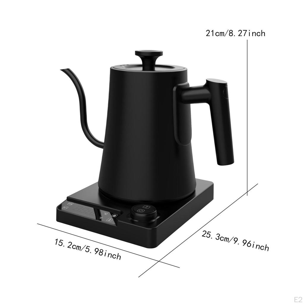 Gooseneck Electric Kettle Pour Over Coffee for Picnic Kitchen Outdoor