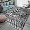 Nordisch Modern Einfach Teppich Zebra Streifen Wohnzimmer Schlafzimmer Dekoration Haus Modern Sofa Tisch Matte Teppich Große Fläche Teppiche