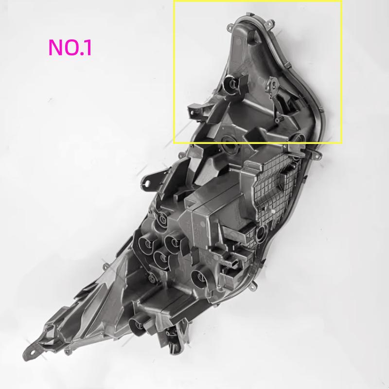 For TOYOTA RAV4 2023 2024 Headlamp Base Headlight Rear shell Replacement Headlight House Black rear shell