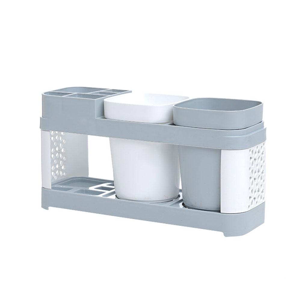 Badezimmer-Waschbecherhalter Geeignet für Zahnbürste Zahnpasta Aufbewahrung