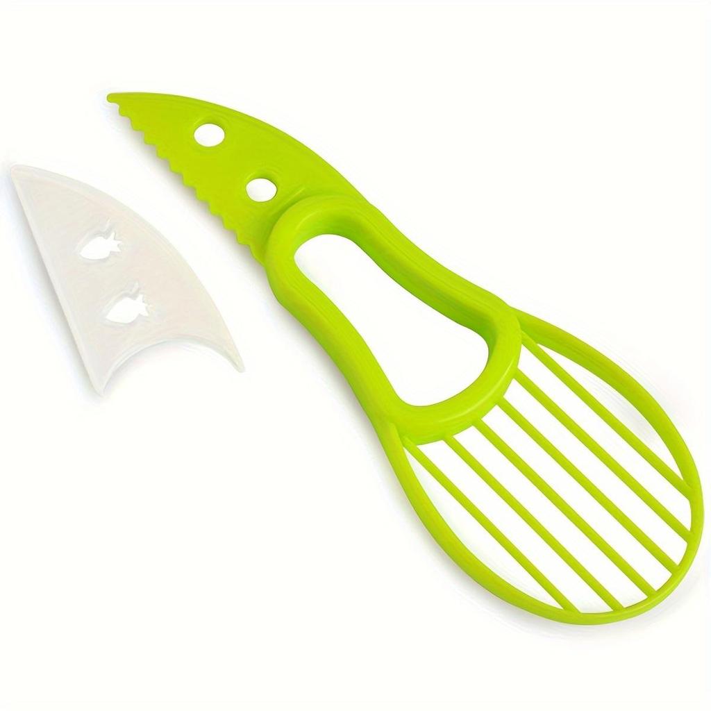 1pc Avocado Pit Remover & Slicer - 2-in-1 Heavy-Duty Cutter with Straight Blade, Polypropylene Fruit Splitter for Hass Avocados