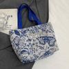 Large Capacity Single Shoulder Handbag for Women New Canvas Bag for Women Ins Versatile Shopping Commuter Tote Bag for Women