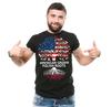 Camicia Coltivata in America con Radici Polacche Camicia Polonia USA Maglietta Patriottica Polacca