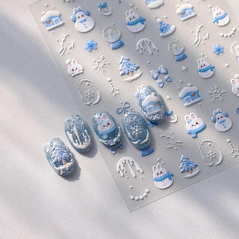 

TENSOR Matte Nail Stickers M-864 Jelly Gel & Hot Stamping Series - Self-Adhesive