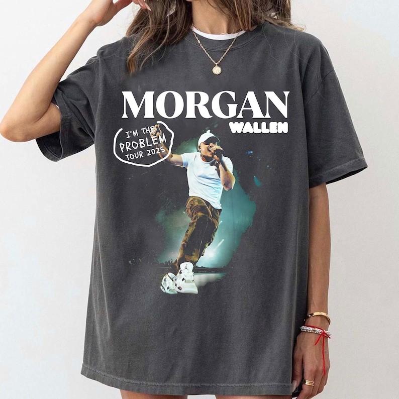 Morgan Wallen Shirt, I’m The Problem Tour 2025 Black T Shirt Classic NH22244