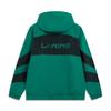 LiNing Sports Trend Series Simple Comfortable Color Block Hooded Zipper Loose Windbreaker Men Outerwear AFDVG91-3