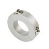 Collier de serrage Double Fendu Diamètre Intérieur Collier de Serrage pour Arbre Type à Vis Plaquage Zinc Finition Oxyde Noir 13-30mm Anneaux Fixes Collier de Serrage