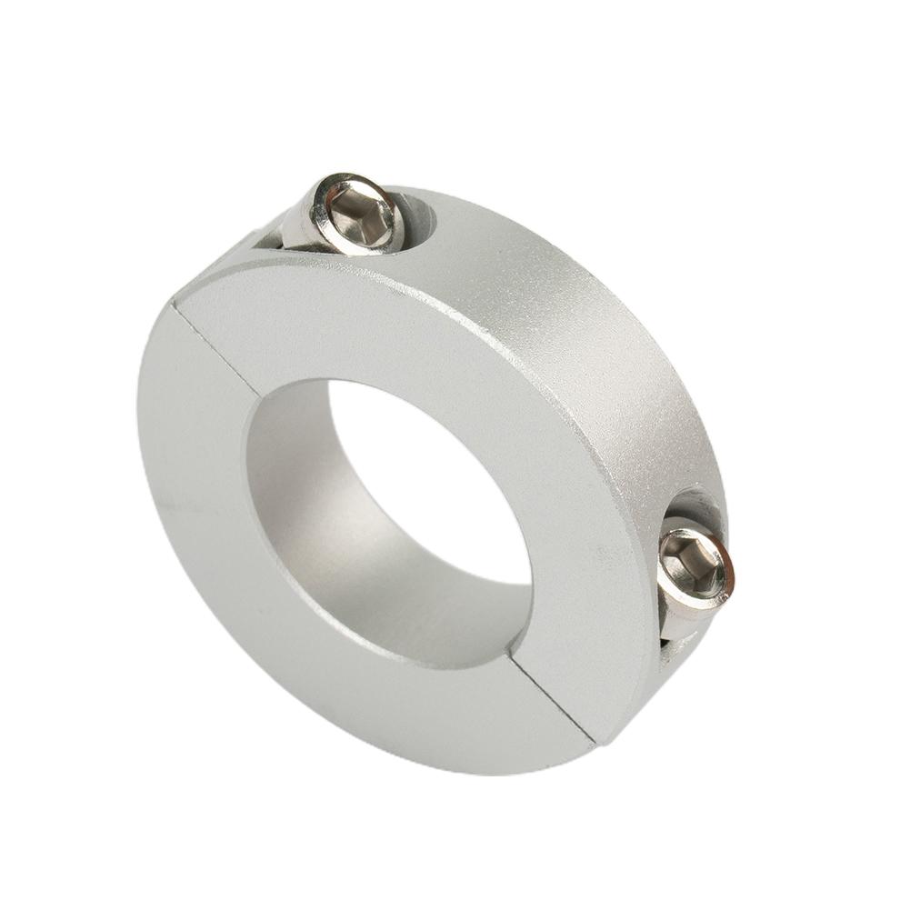 Collier de serrage Double Fendu Diamètre Intérieur Collier de Serrage pour Arbre Type à Vis Plaquage Zinc Finition Oxyde Noir 13-30mm Anneaux Fixes Collier de Serrage