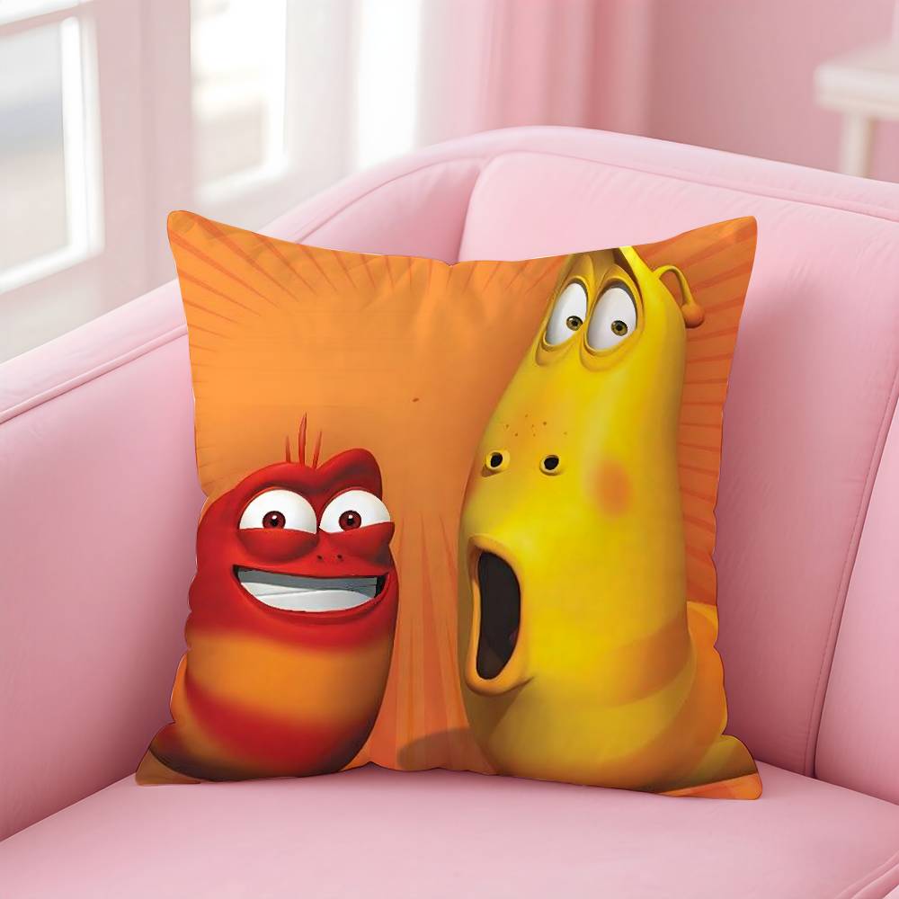 Lustiger L-Larva Kissenbezug Musterdruck Kissenbezug Wohnzimmer Sofa Kissenbezug Schlafzimmer Raumdekor