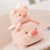 Soft Angel Pig Plush Doll Lying Piggy Stuffed Toy Anime Animal Plush Hug Pillow Room Decor Kids Baby Christmas Birthday Gift