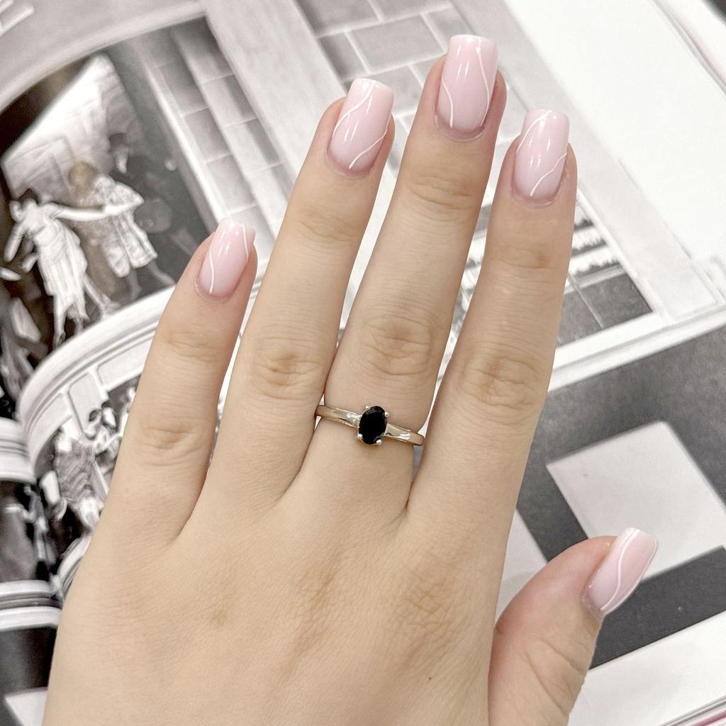 Серебряное кольцо с натуральным сапфиром 1.025ct, вес изделия 2,59 гр (2164920)