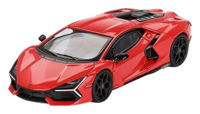 MINI GT Lamborghini Revuelto Arancio Duck Lucido Finished Product 1/64 (Left-Hand Drive)