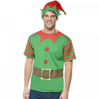 Smiffys Mens Instant Kit Elf Costume