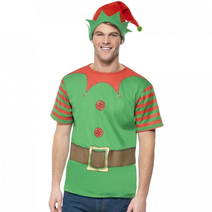 Smiffys Mens Instant Kit Elf Costume
