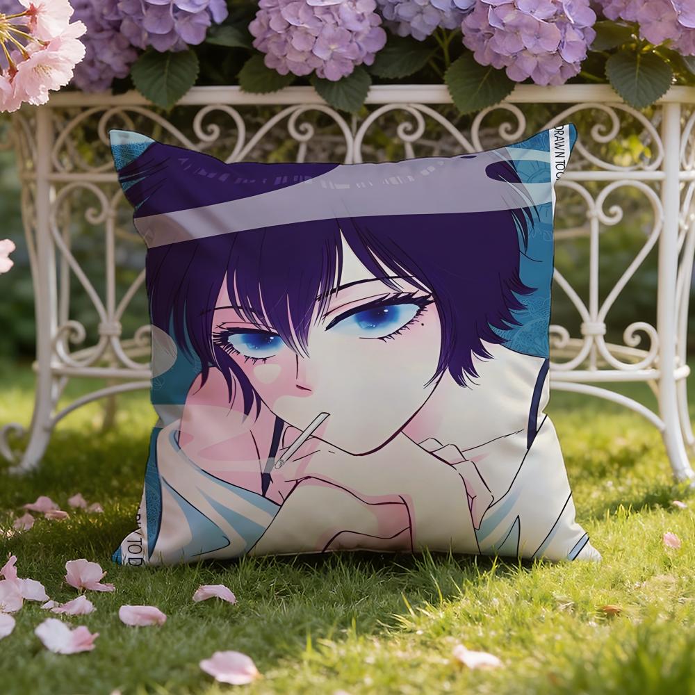 Kowloon G-Generic animeRomance Cushion Cover Home & Car Dual-Scene Pillow Cover: Reversible for Premium Comfort