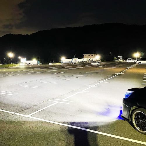 HID Shop H4 38700cd LED Headlight Hi/Lo Switching Explosive Light Vehicle Inspection Compatible White 12V 2 Pieces Set of 1 I Series (Alpha)