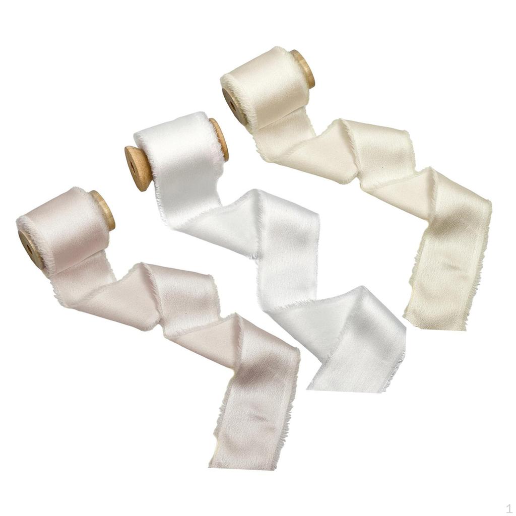 3 Pieces Ribbon Christmas Windows Gift Wrapping Wedding Invitations Home Decor