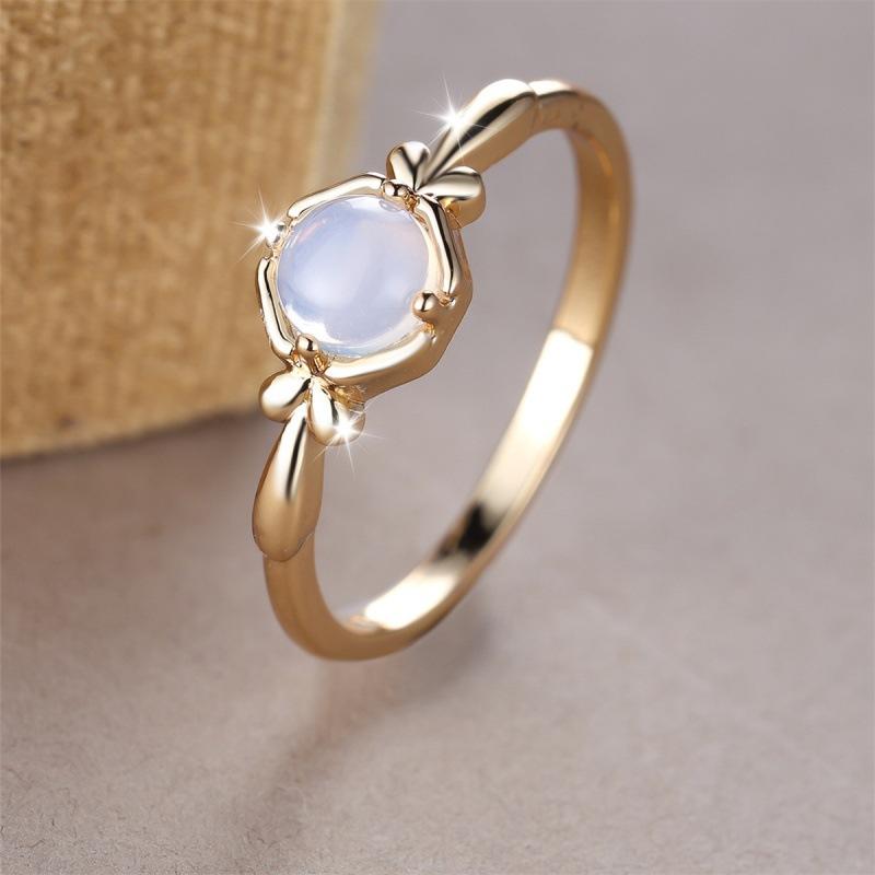 

New flower shape ring simple personality elegant ring no. 10