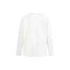 Levis Letter Print Crew Neck Long Sleeve T-Shirt Unisex Tops White A5417-0003