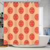 Creatieve Badkamer Decoratie Tomatenprint Douchegordijn Set voor Huisdecoratie Eenvoudige Installatie Wasbaar Rood Fruit Patroon Bad Li