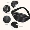 Portable PU Leather Waist Bag Multifunctional Waterproof Fanny Pack Luxury Large Capacity Crossbody Chest Bags Travel
