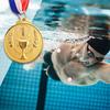 1-10PCS Trophy Medal Gold Silver Bronze Medal Children Sports Winner Prize Awards for Championship Cheerleading Competition
