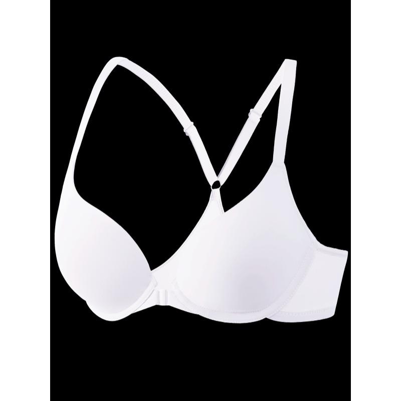 Women Sexy Beautiful Back Front Closure Push Up Underwire Gather Bra