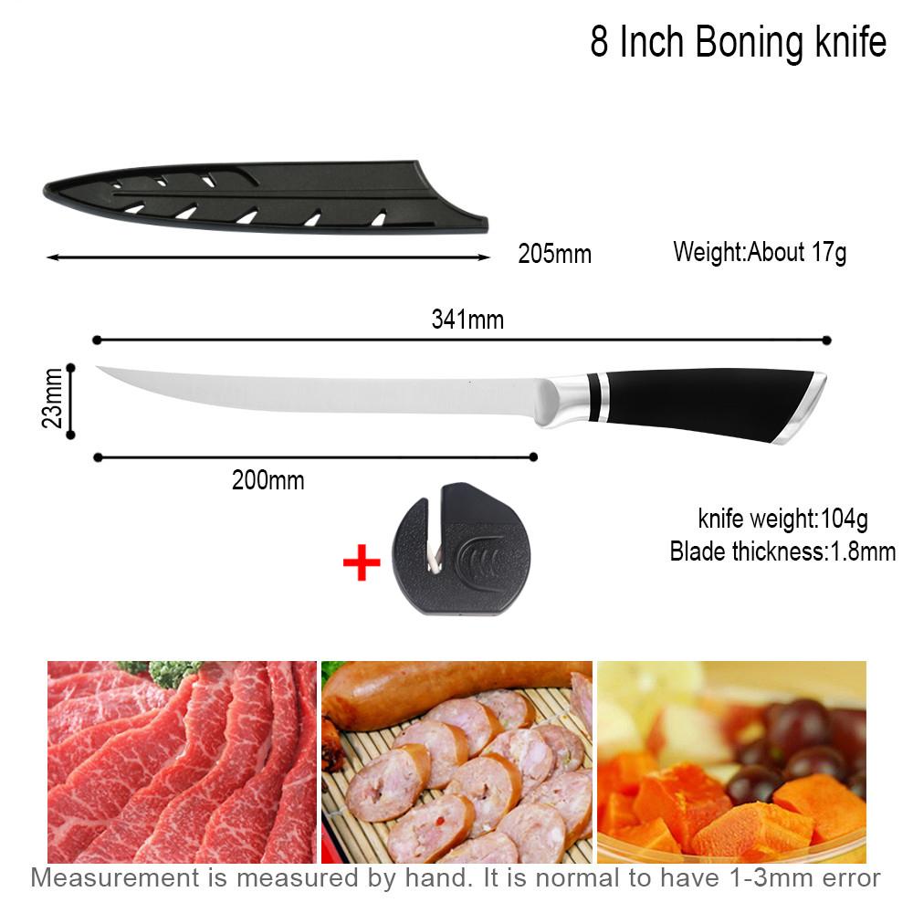 Edelstahl 6/7/8 Zoll Ausbeinmesser Küchenmesser für Knochen Fleisch Fisch Sushi Messer Gemüse Kochwerkzeug