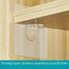 Triangle Bracket Punch-Free Hook for Wall or Wardrobe Partition
