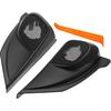 ACROPIX Trim Panou Difuzor Tweeter Capac Interior Stâlp A Ușă Față Mașină Potrivit pentru Honda CR-V CRV 12-15 cu Șurubelniță ABS Negru -