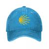 aCamino De Santiago Symbol Large Yellow Baseball Cap Buen Camino Music Album Unisex Men Sun Visors Trucker Hat Y2k Baseball Caps