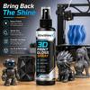 60ML Lesklý sprej pro modely 3D tiskáren Rychleschnoucí Reduktor linek vrstvy Vysoce lesklý sprej pro tištěné modely Rychleschnoucí Redukovaná textura