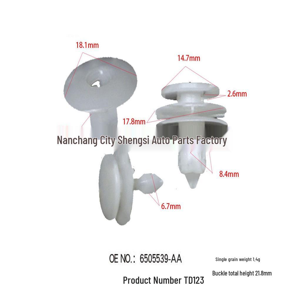 

Car Door Panel Fixing Clips for Ford, Chrysler, Grand Cherokee, Haval 10,000 Units