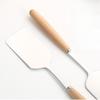1pcs Stainless Steel Shovel Cookware Square Head Anti-scald Pancake Scraper Mixing Spatula Wood Handle Fried Shovel Kitchen