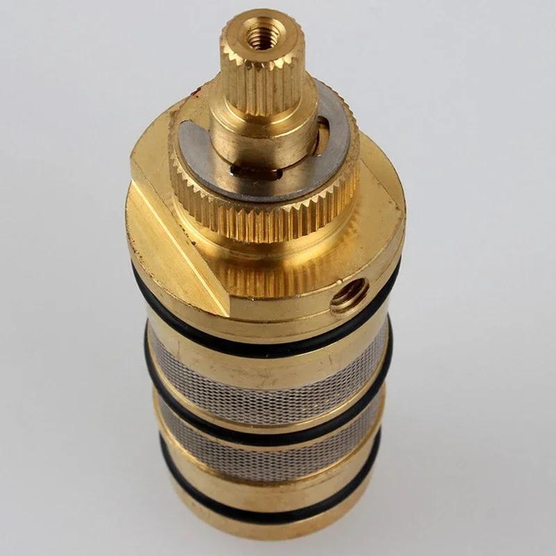 Cartuccia Termostatica e Maniglia in Ottone per Miscelatore Vasca/Doccia per Valvola Miscelatrice Miscelatore Doccia Barra Miscelatrice Rubinetto Cart