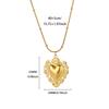 Stainless Steel Bohemian Heart Pendant Neckalces For Women Gold Color Heart Neckalce Aesthetic Wedding Jewelry Wholesale