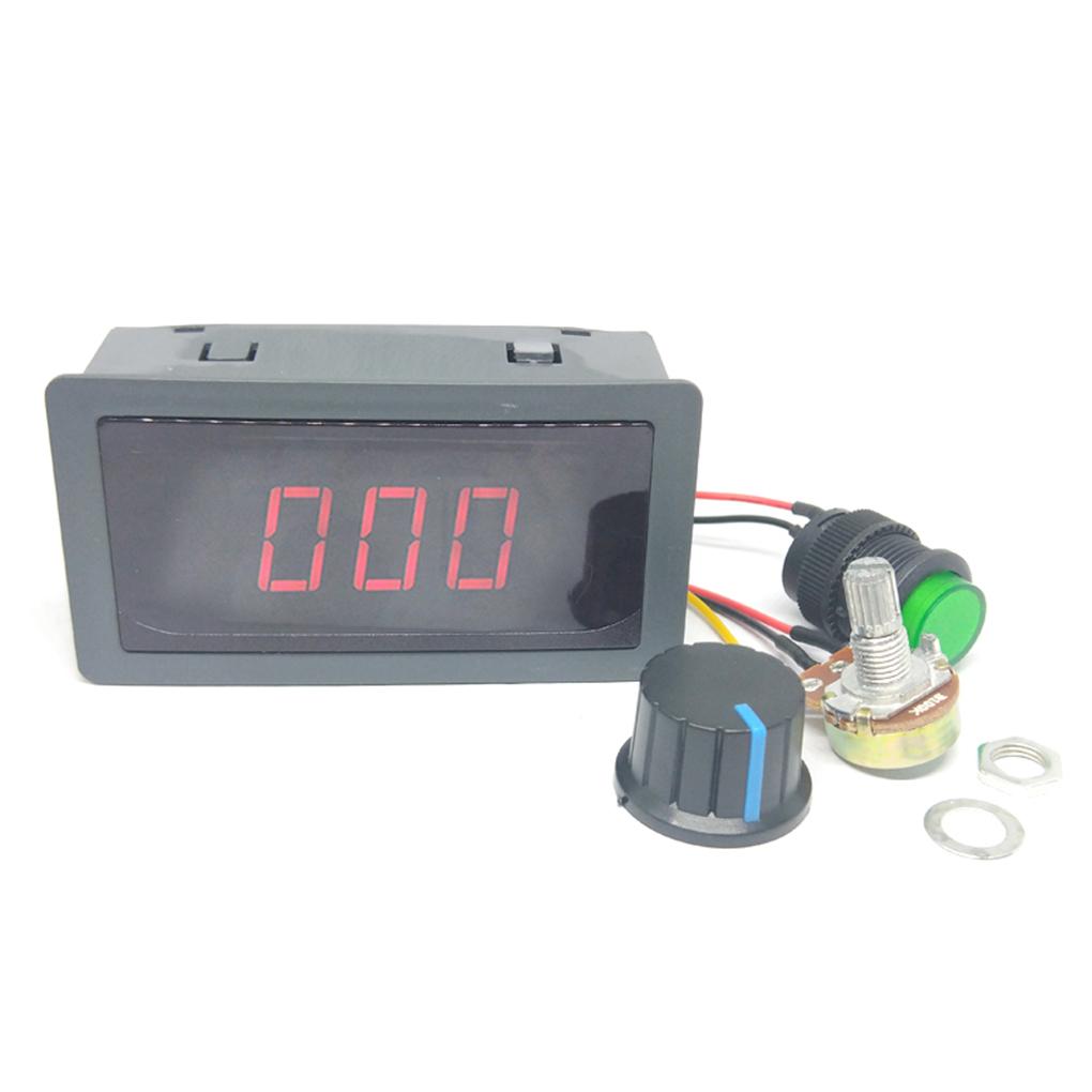 Speed Controller DC6V-30V Iron LED Screen 180W Pocket-size Adjustable Voltage Regulator Governing Switch Motor Governor