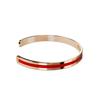 PAULVICE C-Line Cuff Red - Rose Gold PVJ004RD