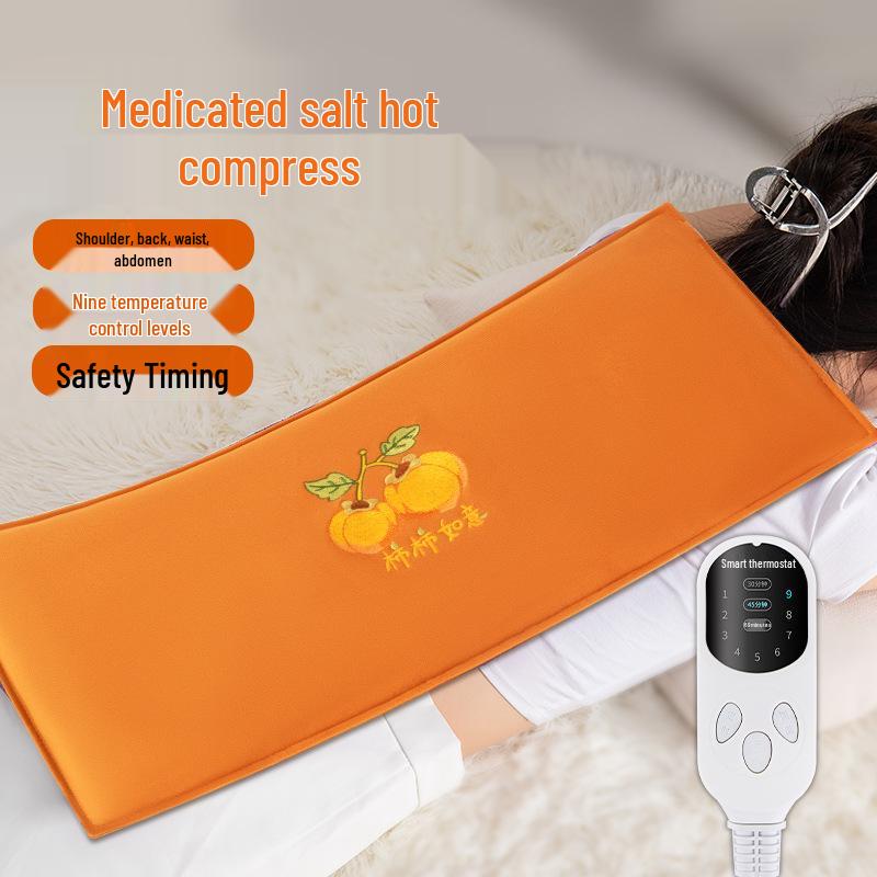 Persimmon Ruyi Mugwort Electric Heating Seat Cushion with Nine-Speed Temperature Control Sea Salt, Mugwort, Rose Core